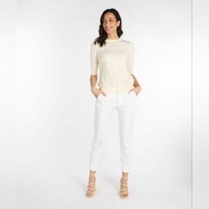 Size 12 Esqualo White Chino Pant NWOT